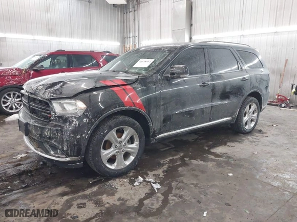 2014 Dodge Durango Limited with VIN 1C4RDJDG5EC977844, listed as a IAAI auction lot 41558932 with 133,703 mi miles. Bid and sale history available at carsss.com. Image 2.