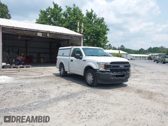 2018 Ford F-150 XL with VIN 1FTMF1CB3JKE51738, listed as a IAAI auction lot 42387561 with 110,951 mi miles and . Bid and sale history available at DreamBid. Image 1.