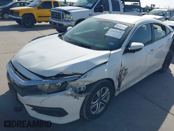 2016 Honda Civic Sedan LX with VIN 19XFC2F50GE059955, listed as a IAAI auction lot 41818158 with 123,282 mi miles. Bid and sale history available at carsss.com. Image 17.