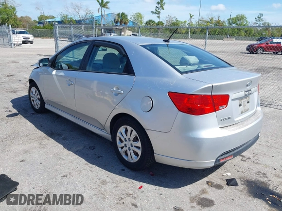 2012 Kia Forte EX with VIN KNAFU4A23C5584128, listed as a IAAI auction lot 41643361 with 187,775 mi miles. Bid and sale history available at carsss.com. Image 3.