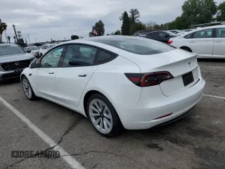2023 Tesla Model 3 with VIN 5YJ3E1EA8PF683731, listed as a Copart auction lot 48896555 with 19,177 mi miles and Salvage title. Bid and sale history available at DreamBid. Image 2.