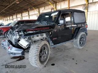 2018 Jeep Wrangler Rubicon z VIN 1C4HJXCG5JW261026, wystawiony jako Copart lot #81717374 z przebiegiem 75 148 mil mil oraz Szkoda całkowita • Salvage title. Historia ofert i sprzedaży dostępna na DreamBid. Obrazek 1.