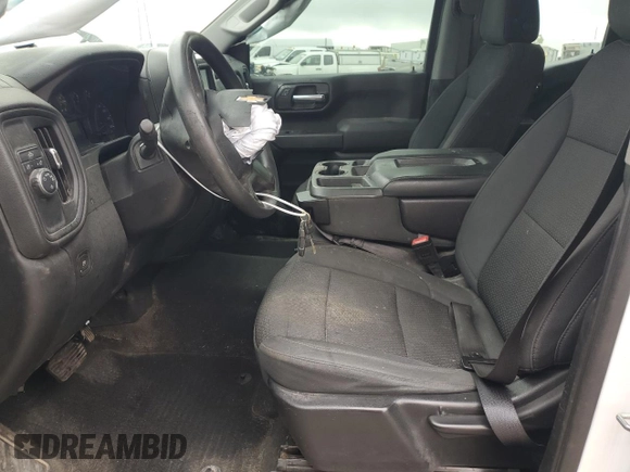 2020 Chevrolet Silverado 1500 Work Truck with VIN 1GCRWAEH3LZ222753, listed as a Copart auction lot 42963975 with 92,280 mi miles and Non Repairable. Bid and sale history available at DreamBid. Image 7.