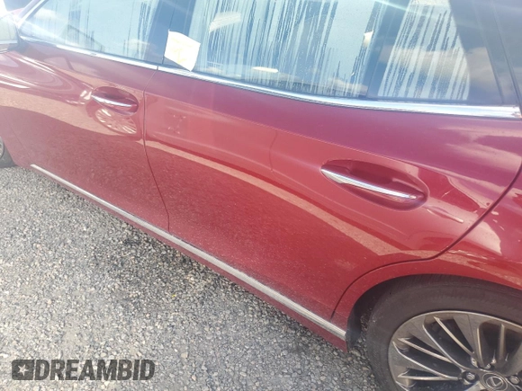 2018 Lexus LS 500 with VIN JTHB51FF5J5005774, listed as a Copart auction lot 74082444 with Not provided miles and Salvage title. Bid and sale history available at DreamBid. Image 12.