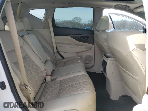 2019 Nissan Murano SL z VIN 5N1AZ2MJ2KN130033, wystawiony jako Copart lot #83350424 z przebiegiem 108 054 mil mil oraz Szkoda całkowita • Salvage title. Historia ofert i sprzedaży dostępna na DreamBid. Obrazek 11.