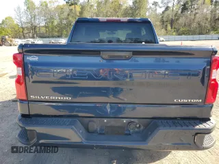2020 Chevrolet Silverado 1500 Custom with VIN 1GCPWBEH5LZ106046, listed as a Copart auction lot 50284605 with 186,847 mi miles and Salvage Title. Bid and sale history available at carsss.com. Image 6.