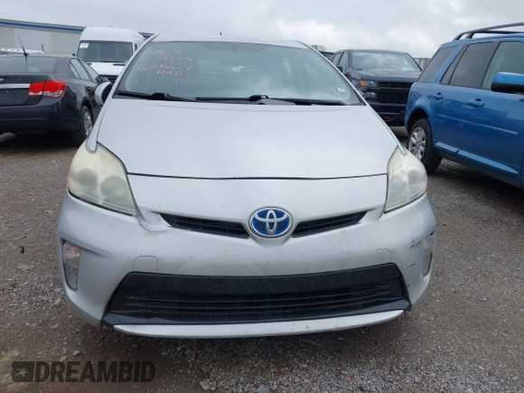 2012 Toyota Prius One with VIN JTDKN3DU0C5452398, listed as a IAAI auction lot 42195125 with 223,632 mi miles. Bid and sale history available at carsss.com. Image 6.