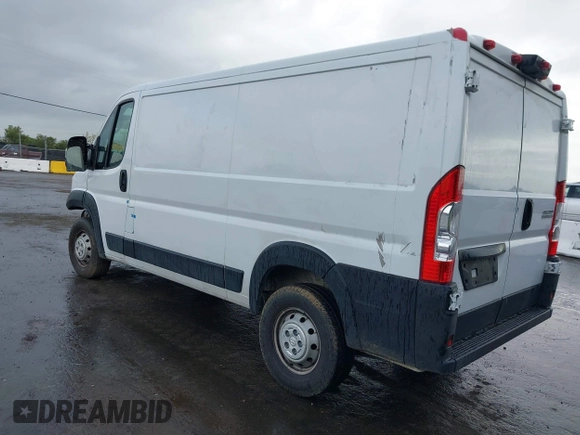 2023 Ram ProMaster Cargo with VIN 3C6LRVAGXPE583679, listed as a IAAI auction lot 41915002 with 44,644 mi miles and . Bid and sale history available at DreamBid. Image 3.