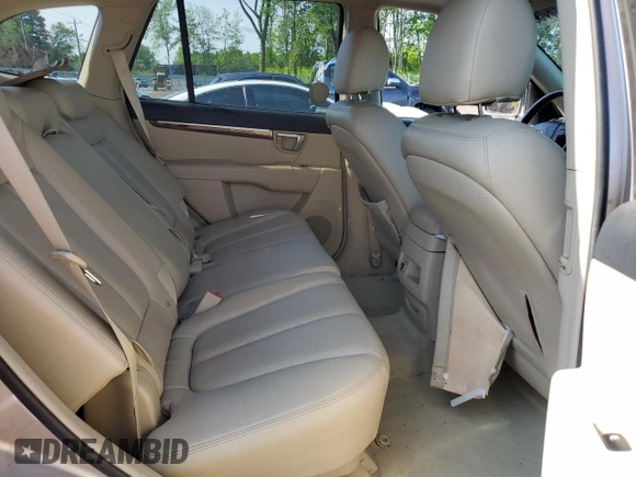 2007 Hyundai Santa Fe SE with VIN 5NMSH13E87H011742, listed as a Copart auction lot 57770685 with 140,047 mi miles and Salvage title. Bid and sale history available at DreamBid. Image 11.