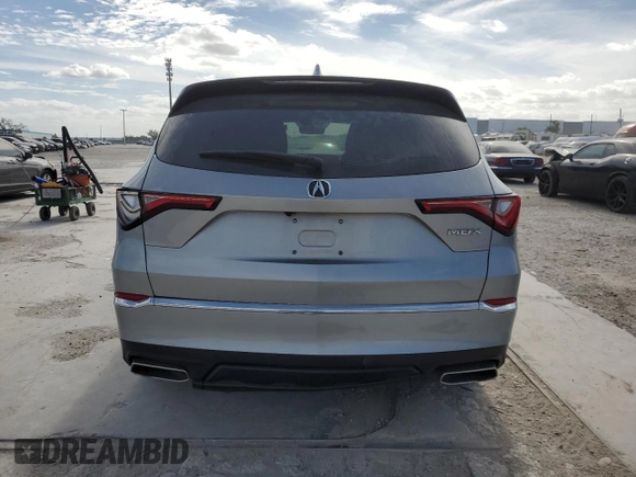 2022 Acura MDX with VIN 5J8YD9H30NL009797, listed as a Copart auction lot 80656234 with 59,645 mi miles and Non repairable. Bid and sale history available at DreamBid. Image 6.