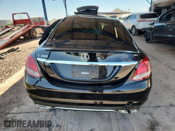 2018 Mercedes-Benz C 300 with VIN 55SWF4JB1JU263552, listed as a Copart auction lot 60669275 with Not provided miles and Non repairable. Bid and sale history available at DreamBid. Image 6.