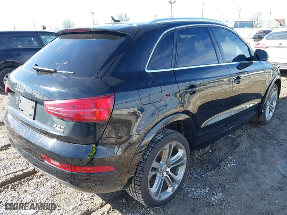 2016 Audi Q3 Premium Plus with VIN WA1EFCFS1GR011801, listed as a IAAI auction lot 41691273 with 126,554 mi miles. Bid and sale history available at carsss.com. Image 4.