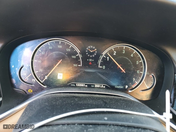 2018 BMW 7 Series 750i xDrive with VIN WBA7F2C5XJB238957, listed as a Copart auction lot 85269364 with 133,561 mi miles and Salvage Title. Bid and sale history available at carsss.com. Image 9.