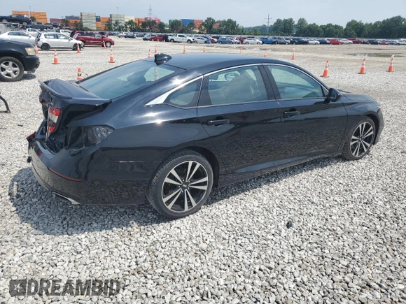 2019 Honda Accord Sport with VIN 1HGCV2F32KA008112, listed as a Copart auction lot 65229765 with 69,001 mi miles and Salvage title. Bid and sale history available at DreamBid. Image 3.