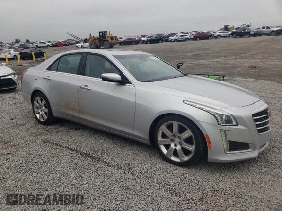 2016 Cadillac CTS Luxury Collection RWD with VIN 1G6AR5SX6G0197237, listed as a Copart auction lot 56484275 with 127,761 mi miles and Salvage title. Bid and sale history available at DreamBid. Image 4.