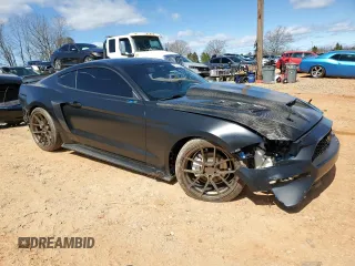 2021 Ford Mustang EcoBoost with VIN 1FA6P8TH4M5148947, listed as a Copart auction lot 48111835 with 44,812 mi miles and Salvage Title. Bid and sale history available at carsss.com. Image 4.