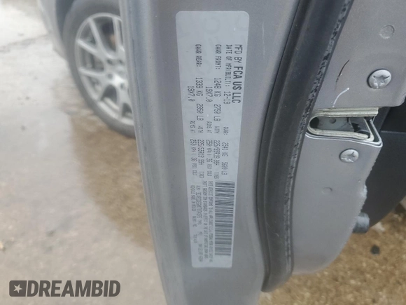 2019 Dodge Journey GT with VIN 3C4PDDEGXKT874376, listed as a Copart auction lot 59668295 with 118,048 mi miles and Clean title. Bid and sale history available at DreamBid. Image 12.