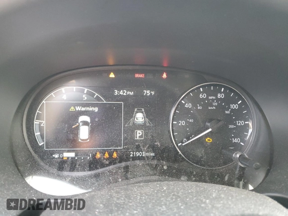 2023 Nissan Kicks SV with VIN 3N1CP5CV5PL558682, listed as a Copart auction lot 48479315 with 21,903 mi miles and Salvage Title. Bid and sale history available at DreamBid. Image 9.