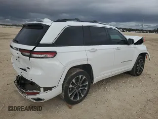 2022 Jeep Grand Cherokee Overland z VIN 1C4RJHDG9N8617593, wystawiony jako Copart lot #84834794 z przebiegiem 38 434 mil mil oraz Szkoda całkowita • Salvage title. Historia ofert i sprzedaży dostępna na DreamBid. Obrazek 3.