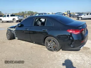 2024 Mercedes-Benz C 300 with VIN W1KAF4GB3RR228204, listed as a Copart auction lot 85807794 with 5,424 mi miles and Salvage Title. Bid and sale history available at DreamBid. Image 2.