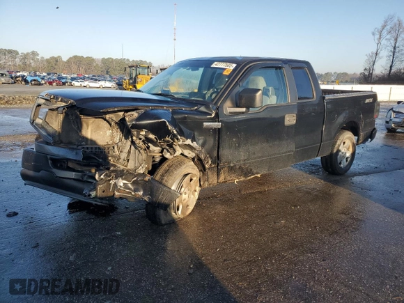 2006 Ford F-150 STX with VIN 1FTRX12W26FA78974, listed as a Copart auction lot 42777585 with 215,430 mi miles and Salvage Title. Bid and sale history available at carsss.com. Image 1.