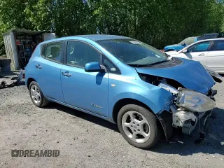 2011 Nissan LEAF SL-e with VIN JN1AZ0CPXBT009490, listed as a Copart auction lot 55846965 with 52,319 mi miles and Salvage Title. Bid and sale history available at DreamBid. Image 15.