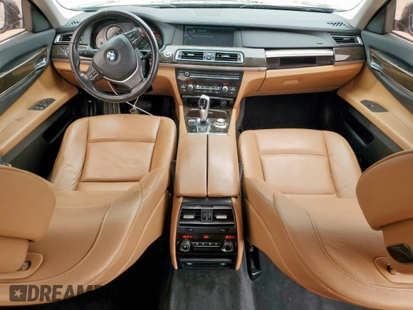 2012 BMW 7 Series 740Li with VIN WBAKB4C57CC575794, listed as a Copart auction lot 49347395 with 189,697 mi miles and Clean title. Bid and sale history available at DreamBid. Image 8.