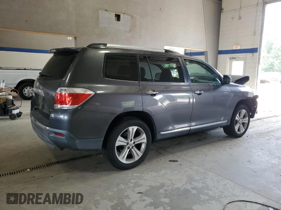2013 Toyota Highlander Limited with VIN 5TDDK3EH4DS193218, listed as a Copart auction lot 59421055 with 146,607 mi miles and Salvage title. Bid and sale history available at DreamBid. Image 3.