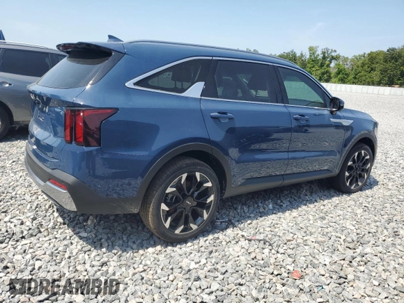 2025 Kia Sorento EX z VIN 5XYRH4JF1SG315168, wystawiony jako Copart lot #59580735 z przebiegiem Nie podano mil oraz Szkoda całkowita • Salvage title. Historia ofert i sprzedaży dostępna na DreamBid. Obrazek 3.