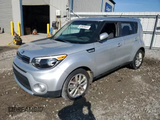2018 Kia Soul + with VIN KNDJP3A54J7542884, listed as a Copart auction lot 43235395 with 57,437 mi miles and Clean Title. Bid and sale history available at carsss.com. Image 1.