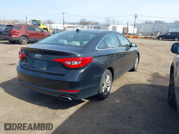 2017 Hyundai Sonata 2.4L with VIN 5NPE24AF5HH554112, listed as a IAAI auction lot 41783014 with 86,827 mi miles. Bid and sale history available at carsss.com. Image 4.
