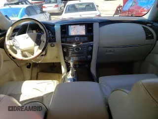 2011 Infiniti QX56 7-passenger with VIN JN8AZ2NEXB9002920, listed as a Copart auction lot 50844654 with 189,495 mi miles and Salvage Title. Bid and sale history available at carsss.com. Image 8.