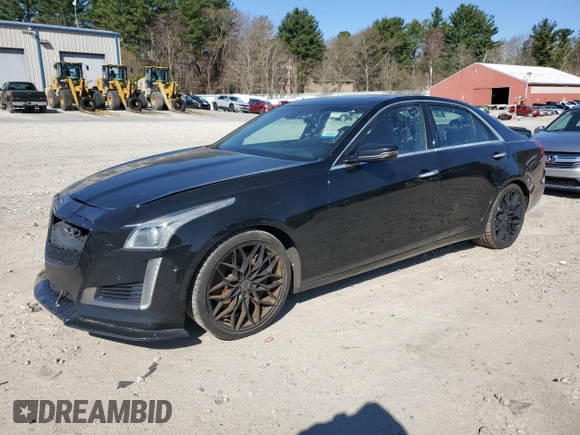 2014 Cadillac CTS Vsport Premium RWD with VIN 1G6AV5S85E0161878, listed as a Copart auction lot 53423935 with 128,233 mi miles and Clean Title. Bid and sale history available at carsss.com. Image 1.