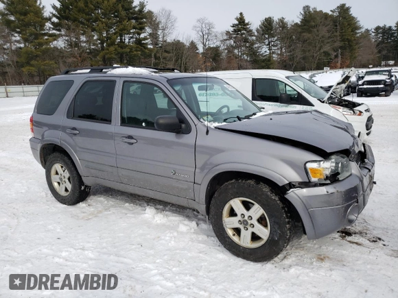 2007 Ford Escape Hybrid with VIN 1FMYU49H07KA09864, listed as a Copart auction lot 44850285 with 114,210 mi miles and Clean Title. Bid and sale history available at carsss.com. Image 4.