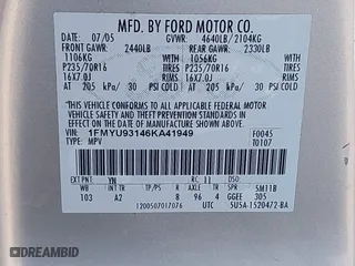2006 Ford Escape XLT with VIN 1FMYU93146KA41949, listed as a IAAI auction lot 42103938 with 138,902 mi miles. Bid and sale history available at carsss.com. Image 9.