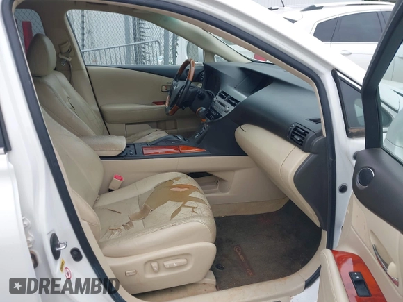 2011 Lexus RX 350 with VIN JTJZK1BA4B2411340, listed as a IAAI auction lot 42465830 with 185,359 mi miles and . Bid and sale history available at DreamBid. Image 5.