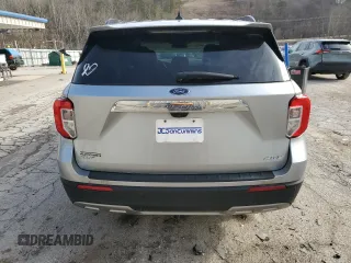 2022 Ford Explorer XLT with VIN 1FMSK8DH2NGB06154, listed as a Copart auction lot 45265545 with 93,803 mi miles and Salvage Title. Bid and sale history available at DreamBid. Image 6.
