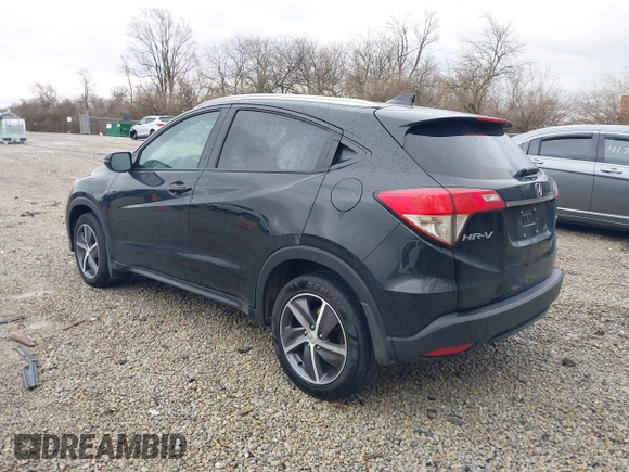2021 Honda HR-V EX with VIN 3CZRU6H50MM717686, listed as a IAAI auction lot 41735102 with 87,258 mi miles. Bid and sale history available at carsss.com. Image 3.