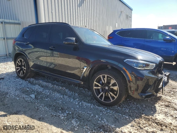 2021 BMW X5 M with VIN 5YMJU0C09M9F22271, listed as a Copart auction lot 52920244 with 28,412 mi miles. Bid and sale history available at carsss.com. Image 4.