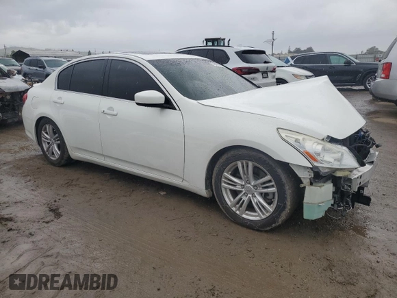 2012 Infiniti G37 Sedan Journey with VIN JN1CV6AP2CM933850, listed as a Copart auction lot 51607495 with 123,891 mi miles and Salvage Title. Bid and sale history available at carsss.com. Image 4.