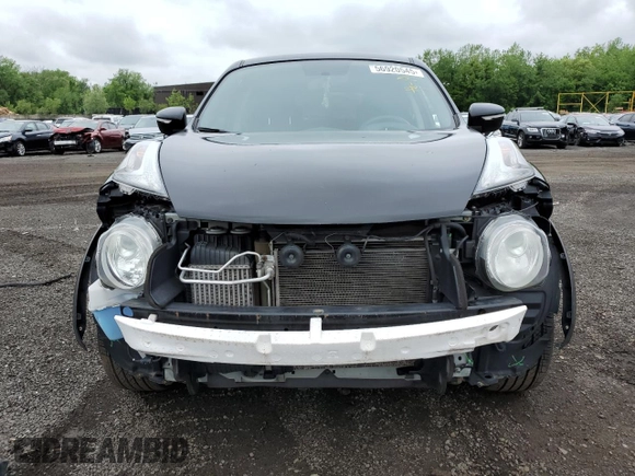 2015 Nissan Juke S with VIN JN8AF5MR7FT507286, listed as a Copart auction lot 56920545 with 98,659 mi miles and Salvage title. Bid and sale history available at DreamBid. Image 5.