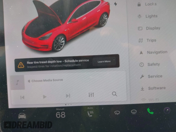 2020 Tesla Model 3 Standard Range Plus with VIN 5YJ3E1EA9LF708808, listed as a IAAI auction lot 40018323 with 32,069 mi miles. Bid and sale history available at carsss.com. Image 18.