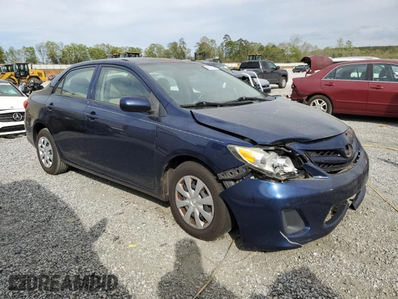 2013 Toyota Corolla L with VIN 5YFBU4EEXDP146068, listed as a Copart auction lot 51893705 with 277,535 mi miles and Salvage Title. Bid and sale history available at DreamBid. Image 4.