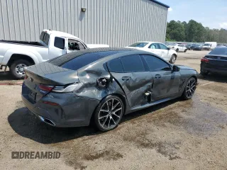 2020 BMW 8 Series 840i with VIN WBAGV2C06LCD56253, listed as a Copart auction lot 63133353 with 25,553 mi miles. Bid and sale history available at carsss.com. Image 3.
