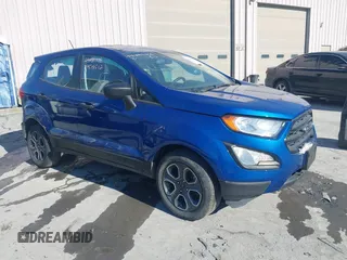 2020 Ford EcoSport S with VIN MAJ3S2FE1LC337775, listed as a IAAI auction lot 41434361 with 44,017 mi miles. Bid and sale history available at carsss.com. Image 1.