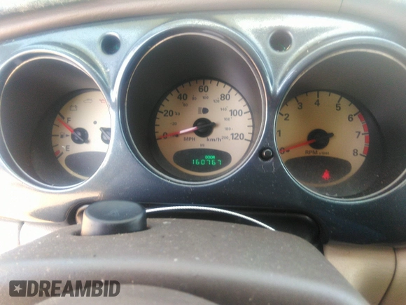 2002 Chrysler PT Cruiser with VIN 3C4FY48B02T342571, listed as a IAAI auction lot 41880613 with 160,767 mi miles and . Bid and sale history available at DreamBid. Image 7.