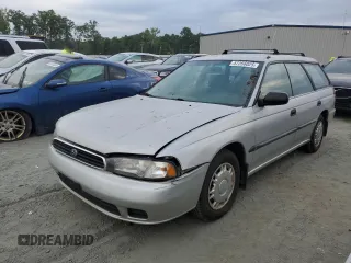 1995 Subaru Legacy L with VIN 4S3BK6350S7358500, listed as a Copart auction lot 57266025 with 129,690 mi miles and Salvage title. Bid and sale history available at DreamBid. Image 1.