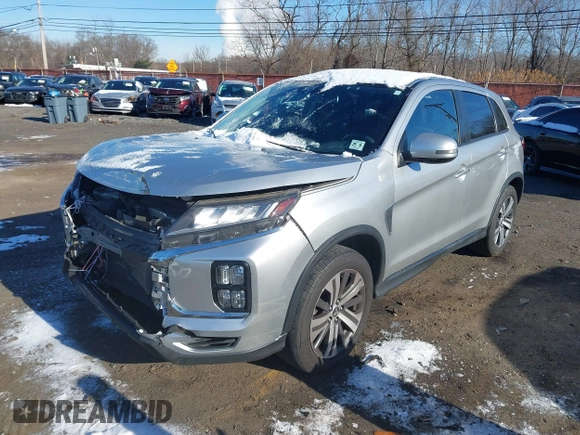 2020 Mitsubishi Outlander Sport SE 2.0 with VIN JA4AP4AU7LU028801, listed as a IAAI auction lot 41138636 with 105,709 mi miles. Bid and sale history available at carsss.com. Image 19.