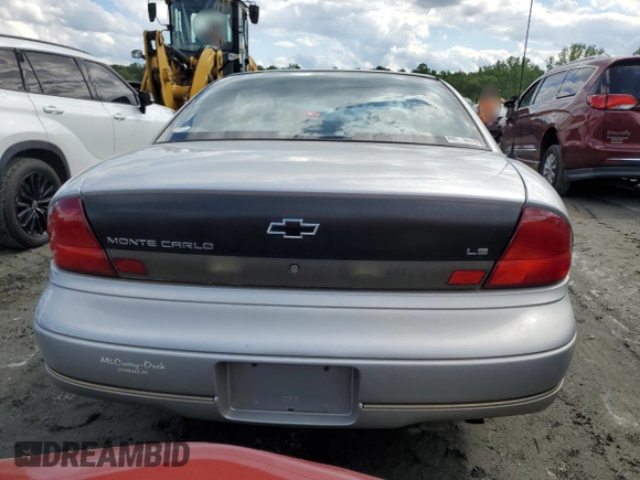 1995 Chevrolet Monte Carlo LS z VIN 2G1WW12M6S9202177, wystawiony jako Copart lot #56242935 z przebiegiem 120 693 mil mil oraz Szkoda całkowita • Salvage title. Historia ofert i sprzedaży dostępna na DreamBid. Obrazek 6.