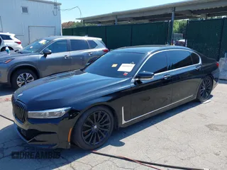 2020 BMW 7 Series 740i xDrive with VIN WBA7T4C03LGF97293, listed as a IAAI auction lot 40189953 with 64,936 mi miles and . Bid and sale history available at DreamBid. Image 2.